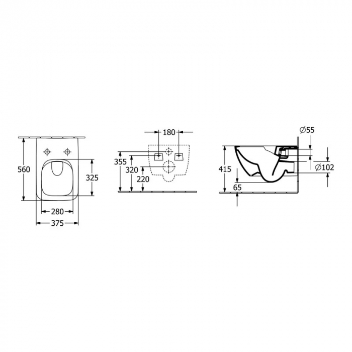 Set vas wc suspendat cu capac soft close si quick release, alb alpin, Villeroy & Boch Collaro [6]