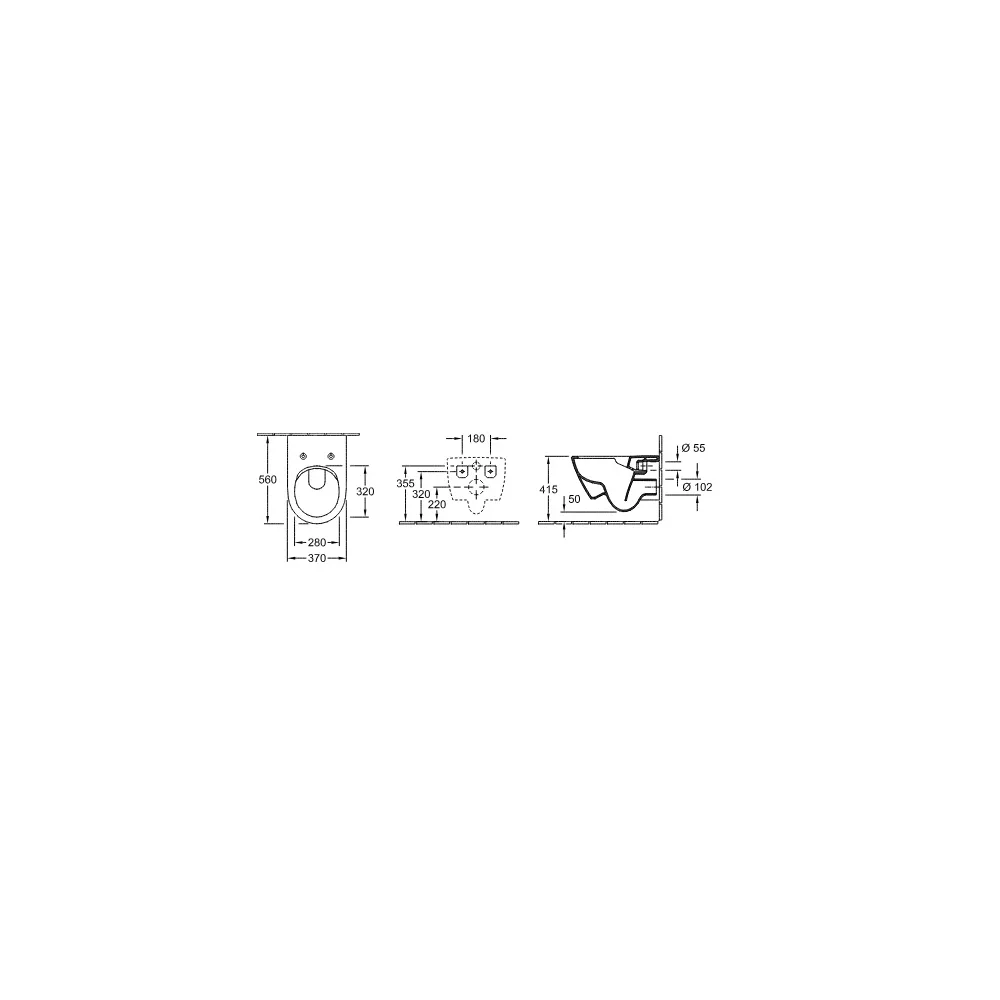 Set vas wc suspendat cu capac soft close si quick release, alb alpin, Villeroy&Boch Subway 2.0 DirectFlush [10]