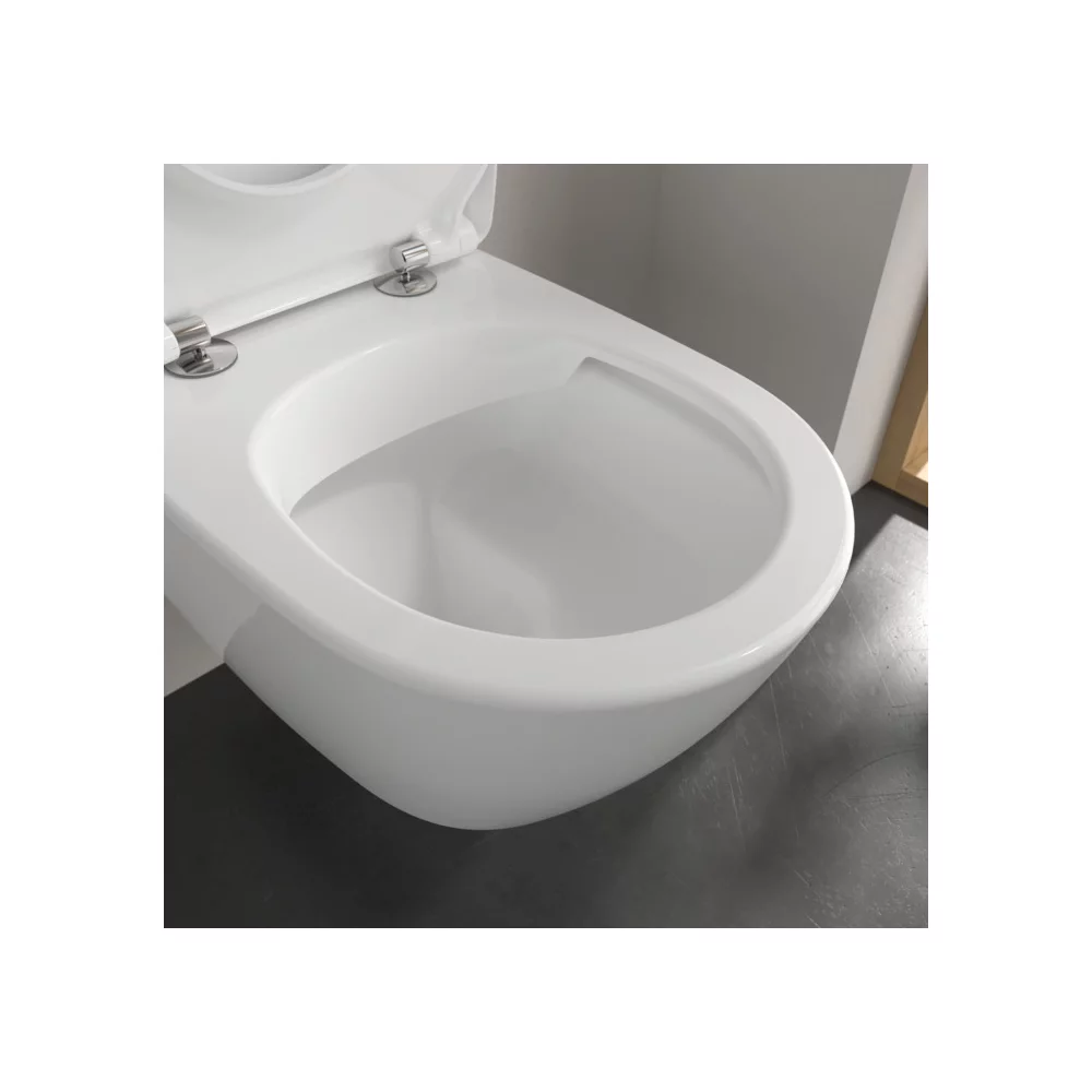 Set vas wc suspendat cu capac soft close si quick release, alb alpin, Villeroy&Boch Subway 2.0 DirectFlush [7]