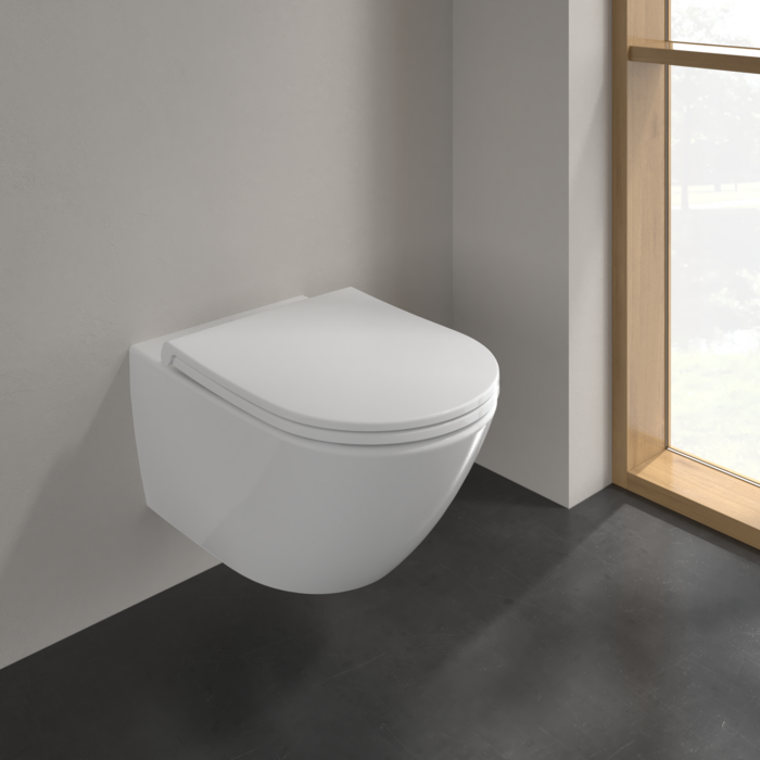 Set vas wc suspendat cu capac soft close și quick release, Villeroy & Boch, Universo [8]