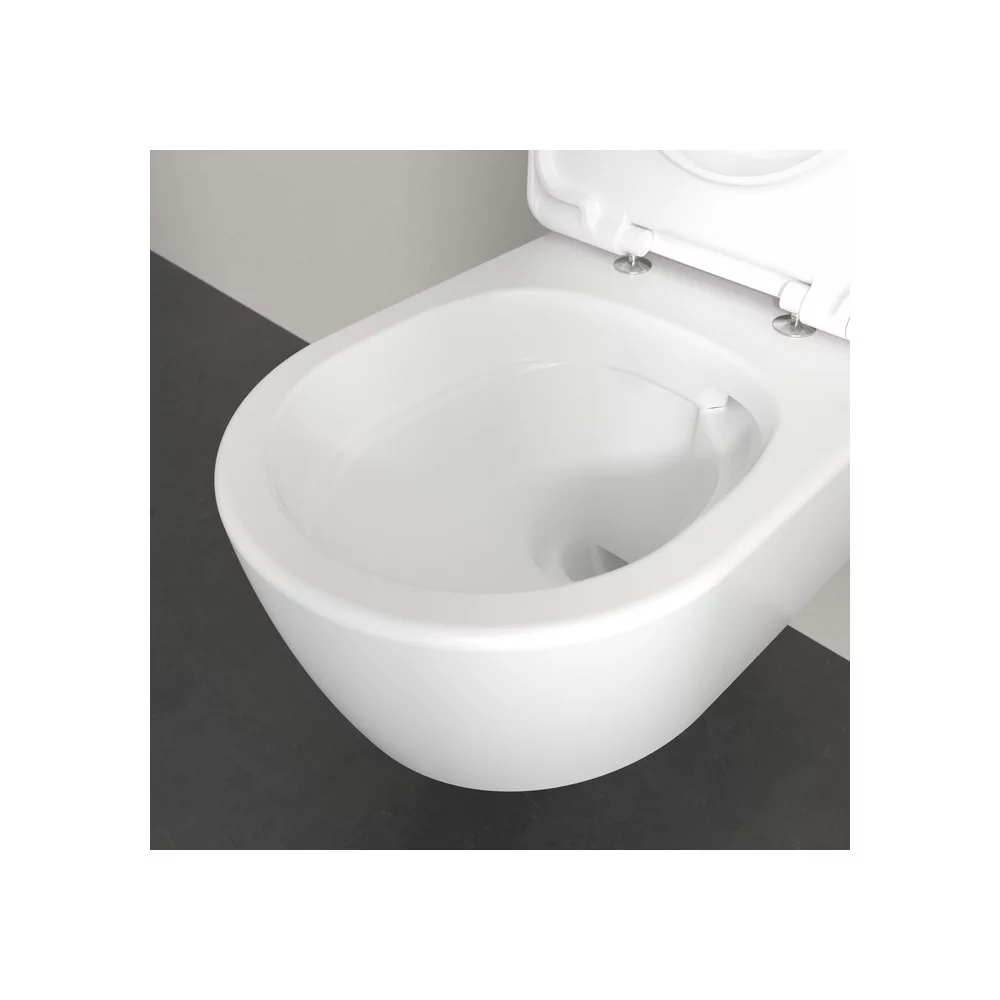 Set vas wc suspendat rimless, alb stone, capac softclose, Villeroy&Boch Skyla Combi-Pack [3]