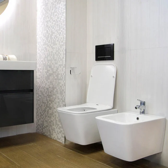 Set vas wc suspendat rimless cu capac quick release si soft close,  Fluminia, Paris si rezervor wc incastrat Grohe Rapid SL [3]