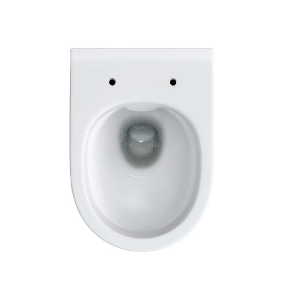 Set vas wc suspendat rimless cu capac soft close alb Cersanit, Zen [2]