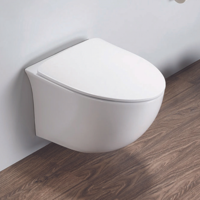 Set vas wc suspendat rimless cu capac soft close Alice si rezervor wc incastrat Grohe Rapid SL [2]
