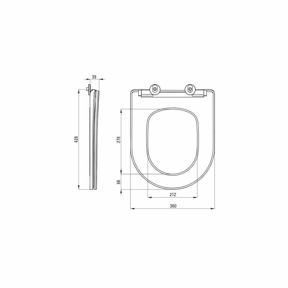 Set vas wc suspendat tornado cu capac soft close Deante Jasmin si set rezervor wc incastrat Grohe Rapid SL cu set fixare si clapeta neagra mata Skate Cosmopolitan Grohe [8]
