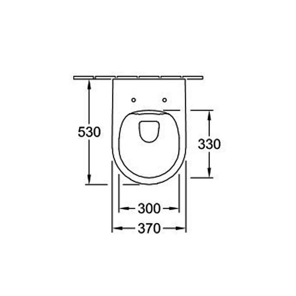 Set vas wc suspendat rimless cu capac soft close, rezervor incastrat si clapeta alba Villeroy & Boch [4]