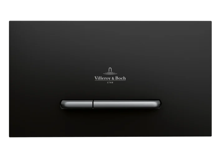 Set vas wc suspendat rimless Leziter Delano cu cadru wc suspendat cu rezervor wc incastrat Villeroy & Boch ViConnect si clapeta de actionare dual-flush, negra, Villeroy & Boch ViConnect [4]