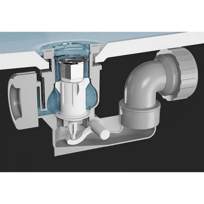 Sifon cada baie crom, Villeroy&Boch ViFlow [2]