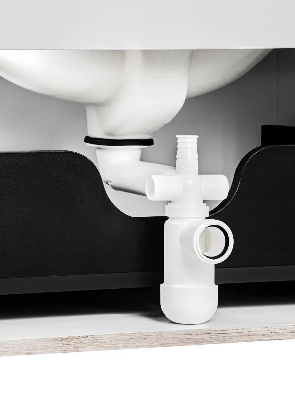 Sifon cu pahar decantor, Cersanit Preloc Space Saving, reglabil, 1 1/4 toli, evacuare 32 mm, venitl Pop Up ABS Chrom [2]