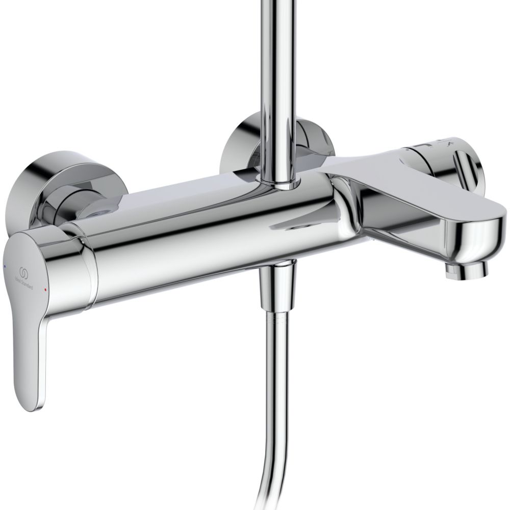 Coloana de dus cu baterie monocomanda si pipa cada Ideal Standard Cerafine O crom lucios [3]