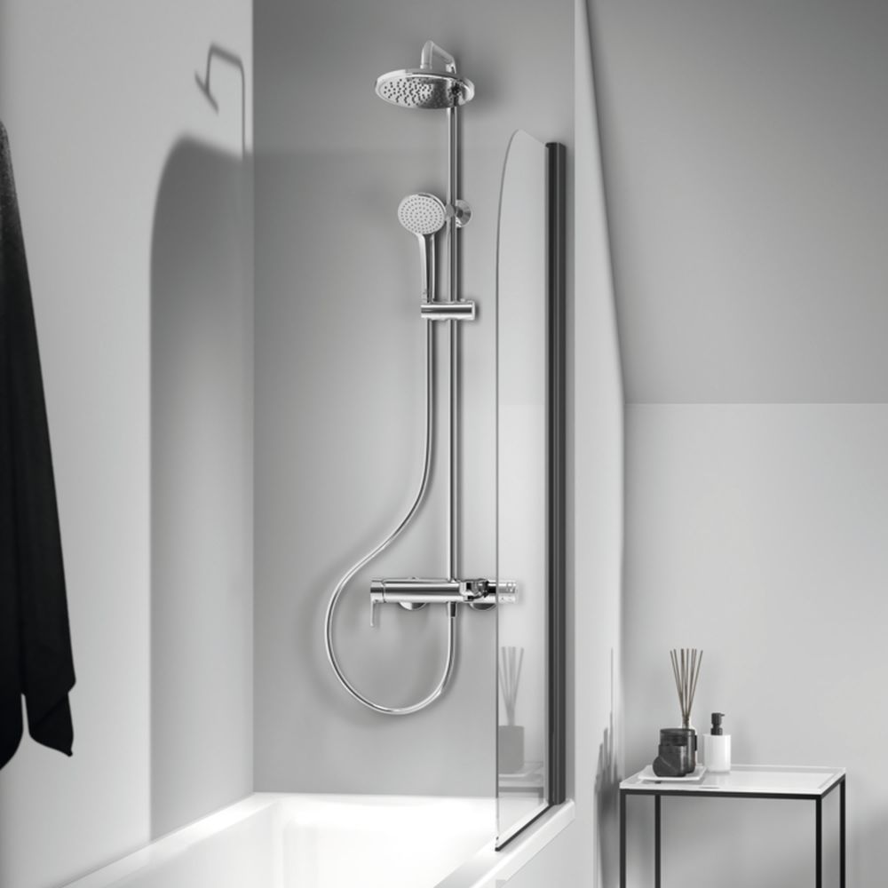 Coloana de dus cu baterie monocomanda si pipa cada Ideal Standard Cerafine O II crom lucios [2]