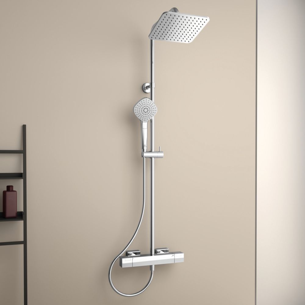 Coloana de dus cu baterie termostatata Ideal Standard Ceratherm C100 crom lucios [2]