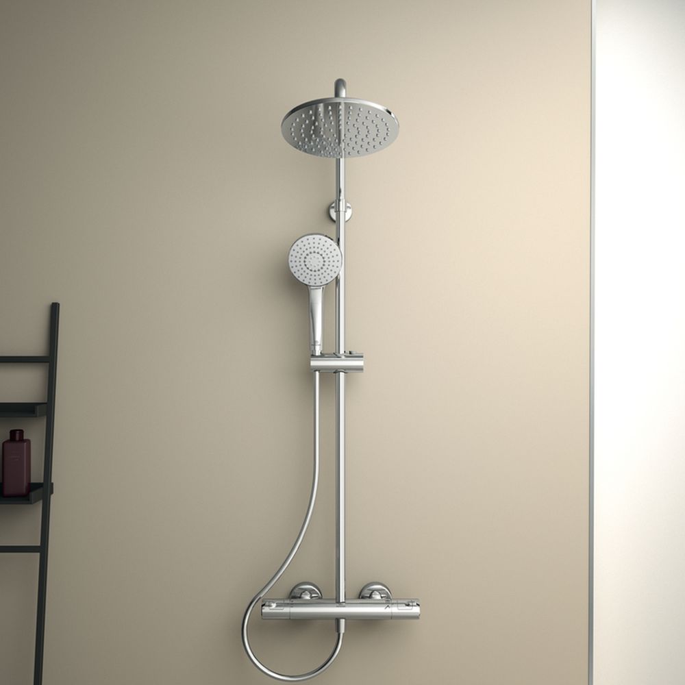 Coloana de dus cu baterie termostatata Ideal Standard Ceratherm T50 crom lucios [6]