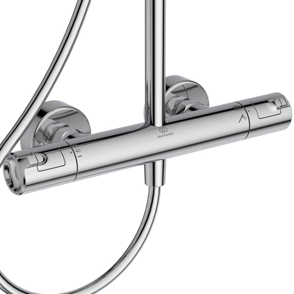 Coloana de dus cu baterie termostatata Ideal Standard Ceratherm T50 crom lucios [2]