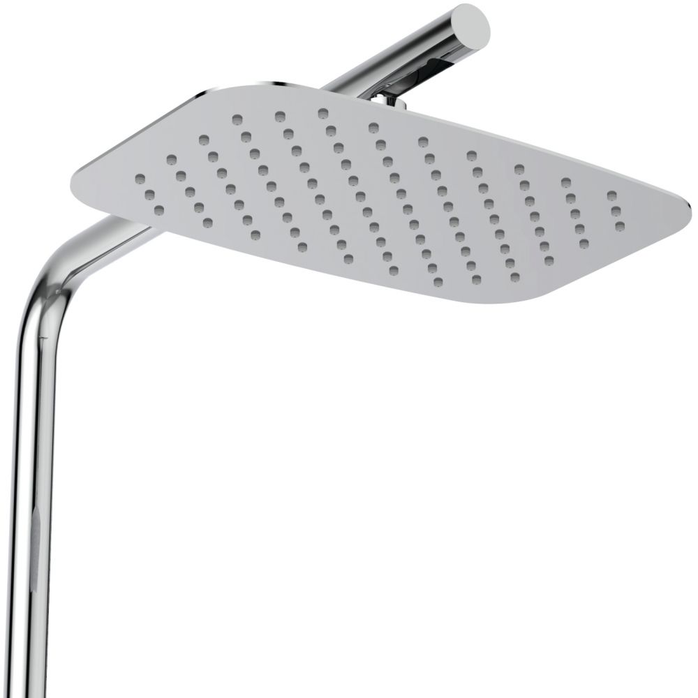 Coloana de dus cu baterie termostatata Ideal Standard Ceratherm T100 crom lucios, palarie dreptunghiulara [3]