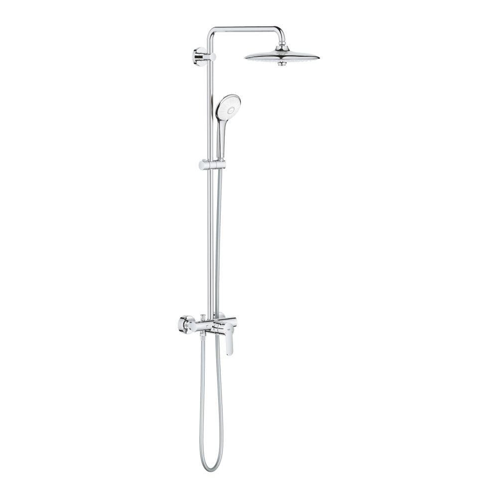 Coloana de dus crom cu baterie monocomanda Grohe Euphoria System 260