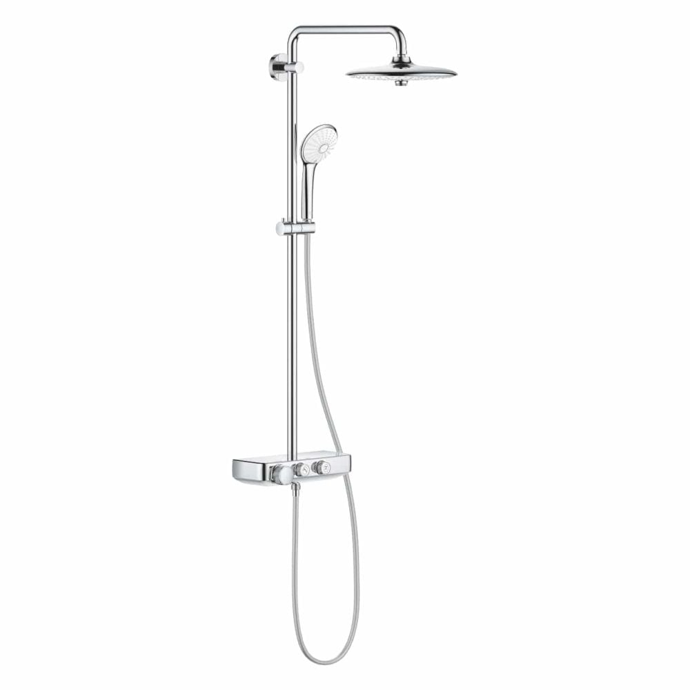 Coloana de dus crom cu baterie termostatata Grohe Euphoria Smartcontrol 260