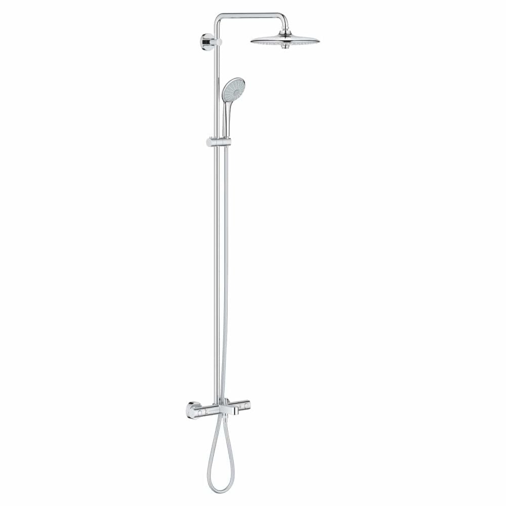 Coloana de dus crom cu baterie termostatata Grohe Euphoria System 260 III