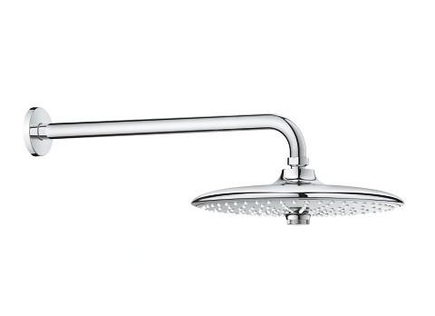 Set dus incastrat crom lucios cu baterie termostatata, palarie rotunda, Grohe Grohtherm SmartControl [5]