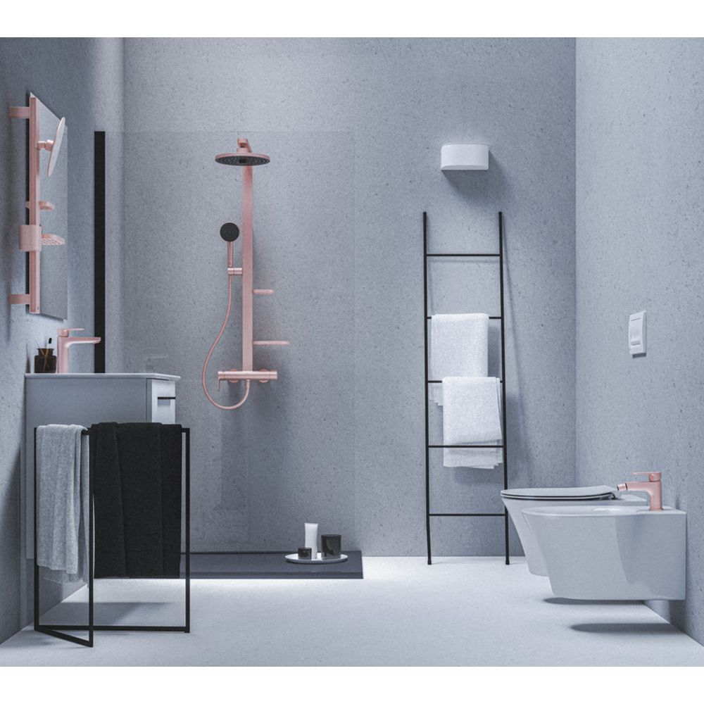 Coloana de dus rose mat cu baterie monocomanda Ideal Standard Alu+ [2]