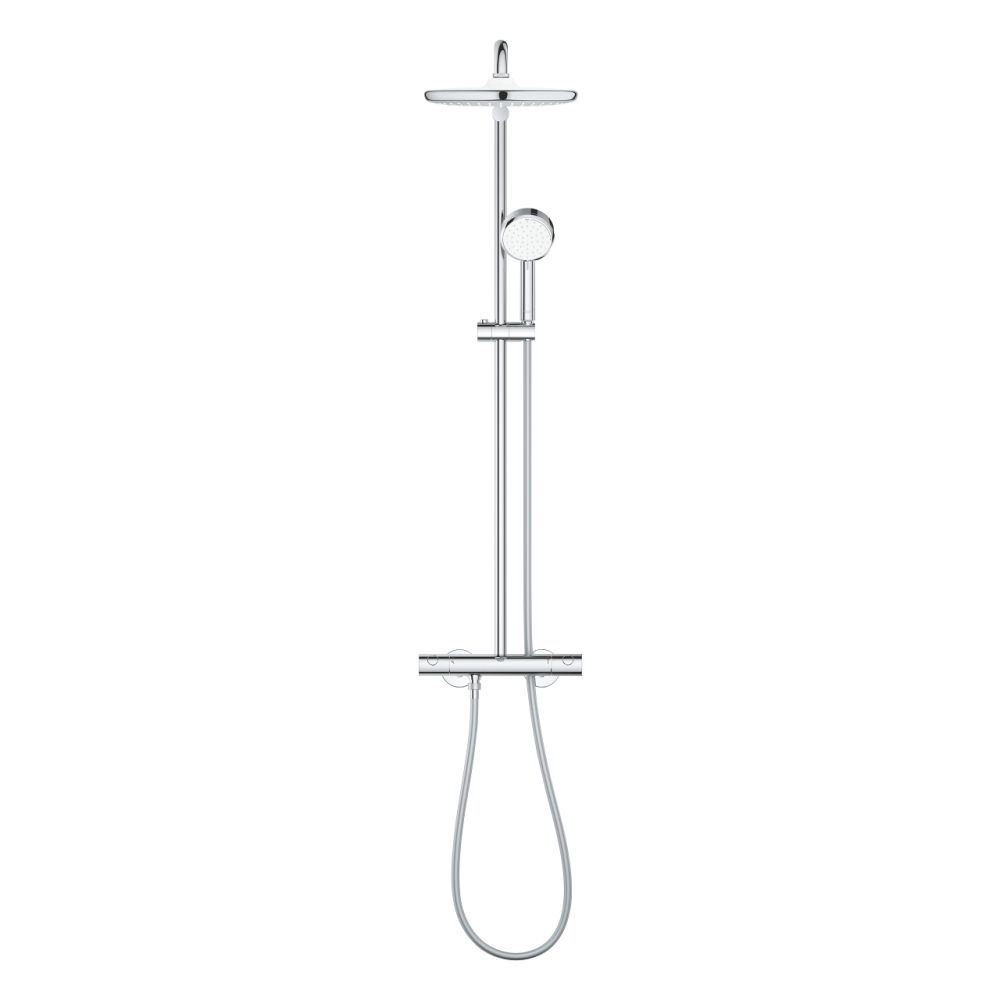 Coloana de dus crom cu baterie termostatata Grohe New Tempesta Cosmopolitan [2]