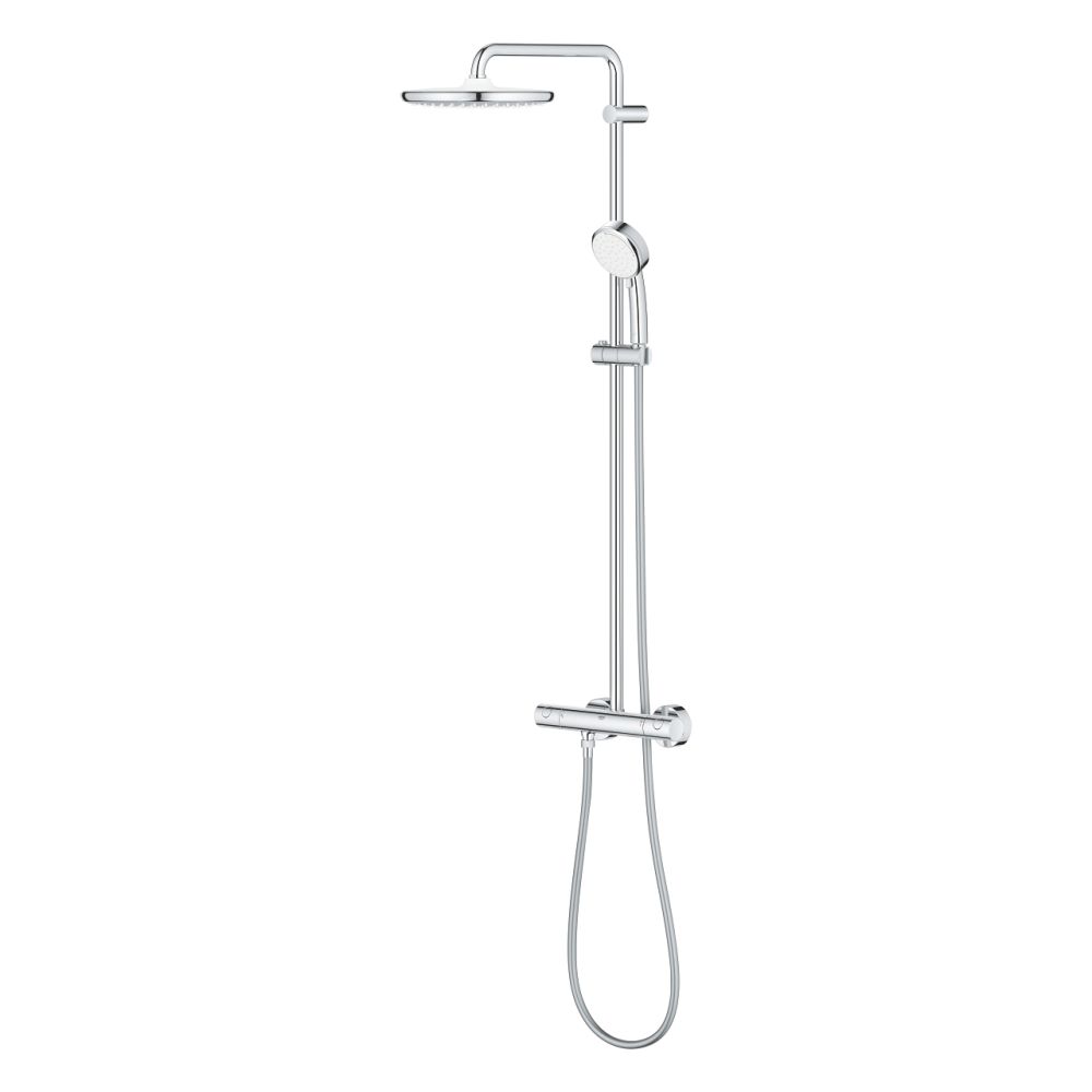 Coloana de dus crom cu baterie termostatata Grohe New Tempesta Cosmopolitan [3]