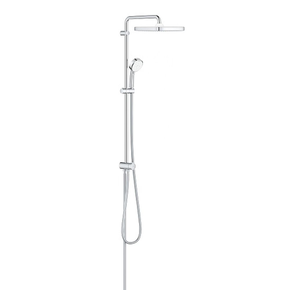 Coloana de dus cu comutator, culoare crom, Grohe Tempesta Cosmopolitan 250 Cube