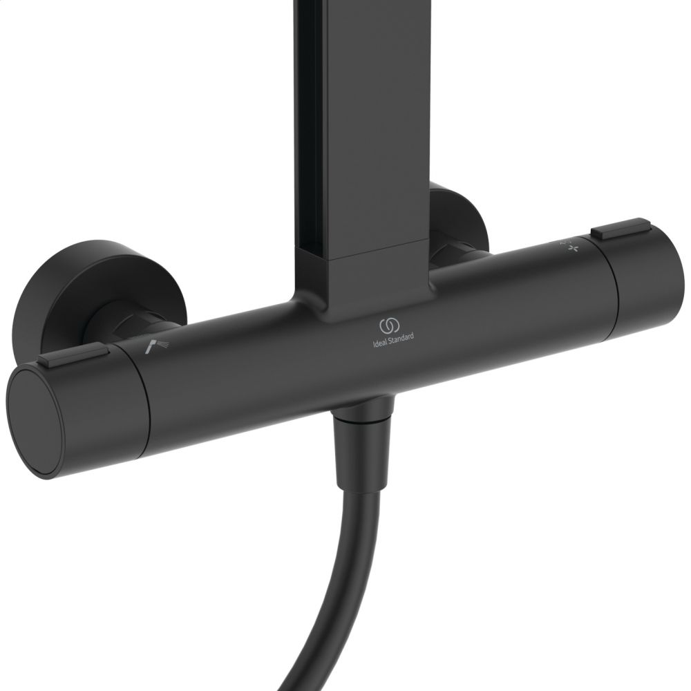 Coloana de dus cu baterie termostatata Ideal Standard Alu+ negru mat [3]