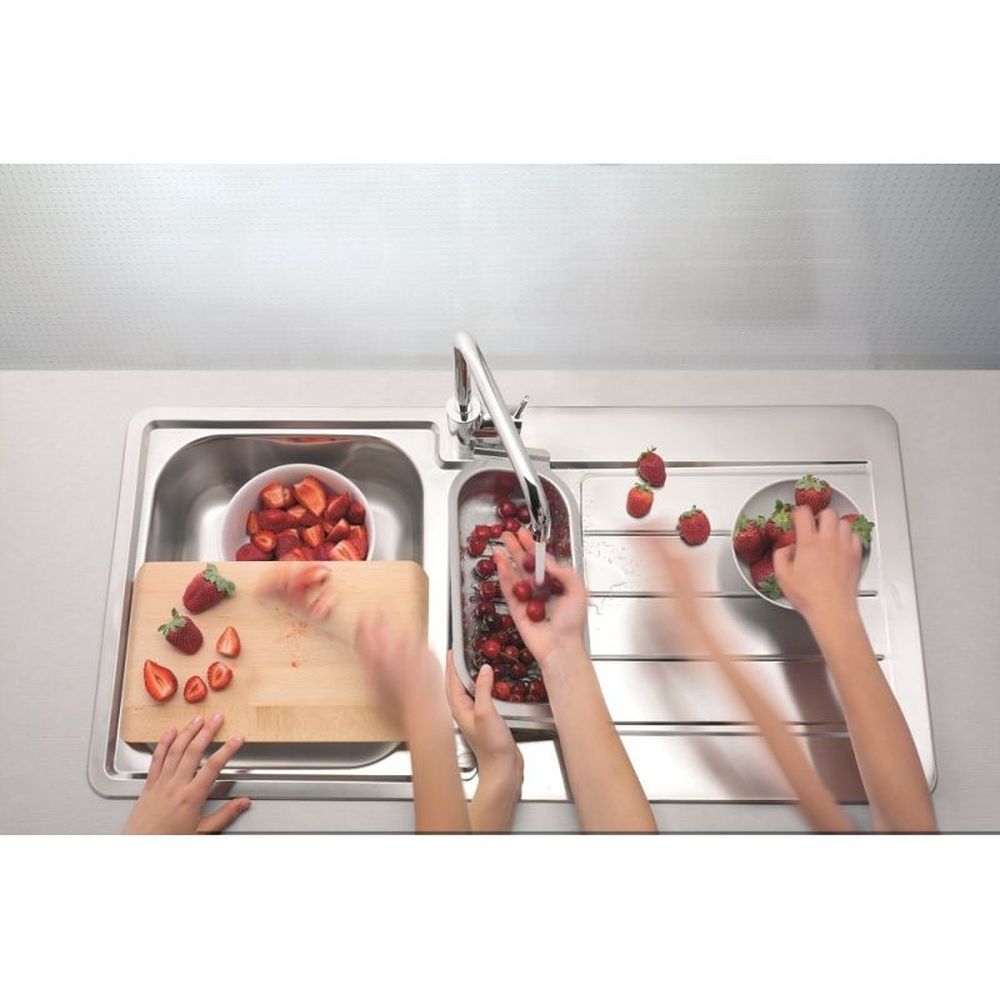 Sita scurgere legume satin pentru chiuveta bucatarie Alveus Line [2]