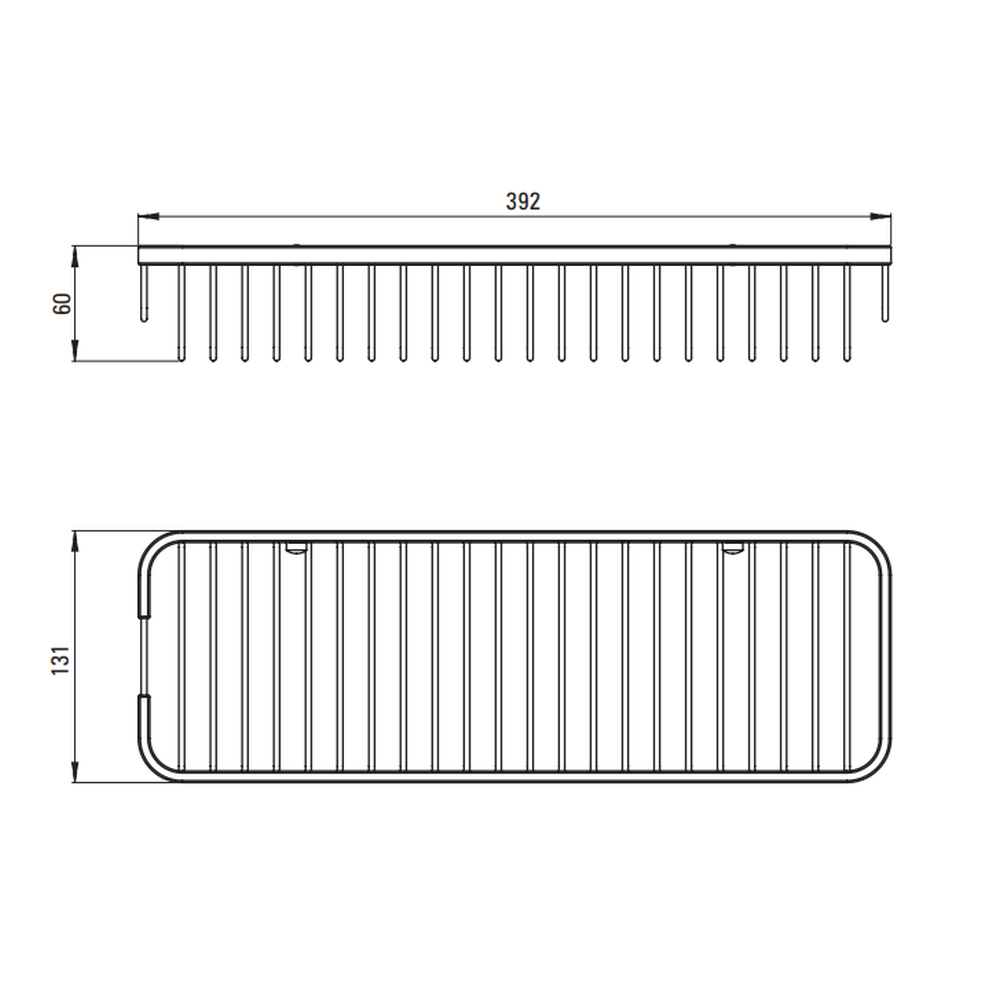 Suport accesorii dus auriu periat Deante Round [2]