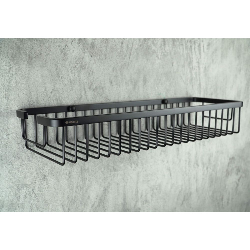 Suport accesorii dus negru mat Deante Round [2]