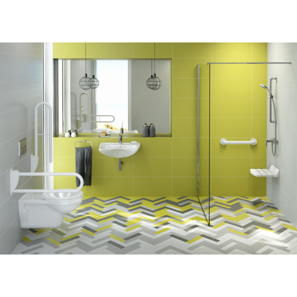 Suport baie pentru persoane cu dizabilitati, alb, Vital, Deante [3]