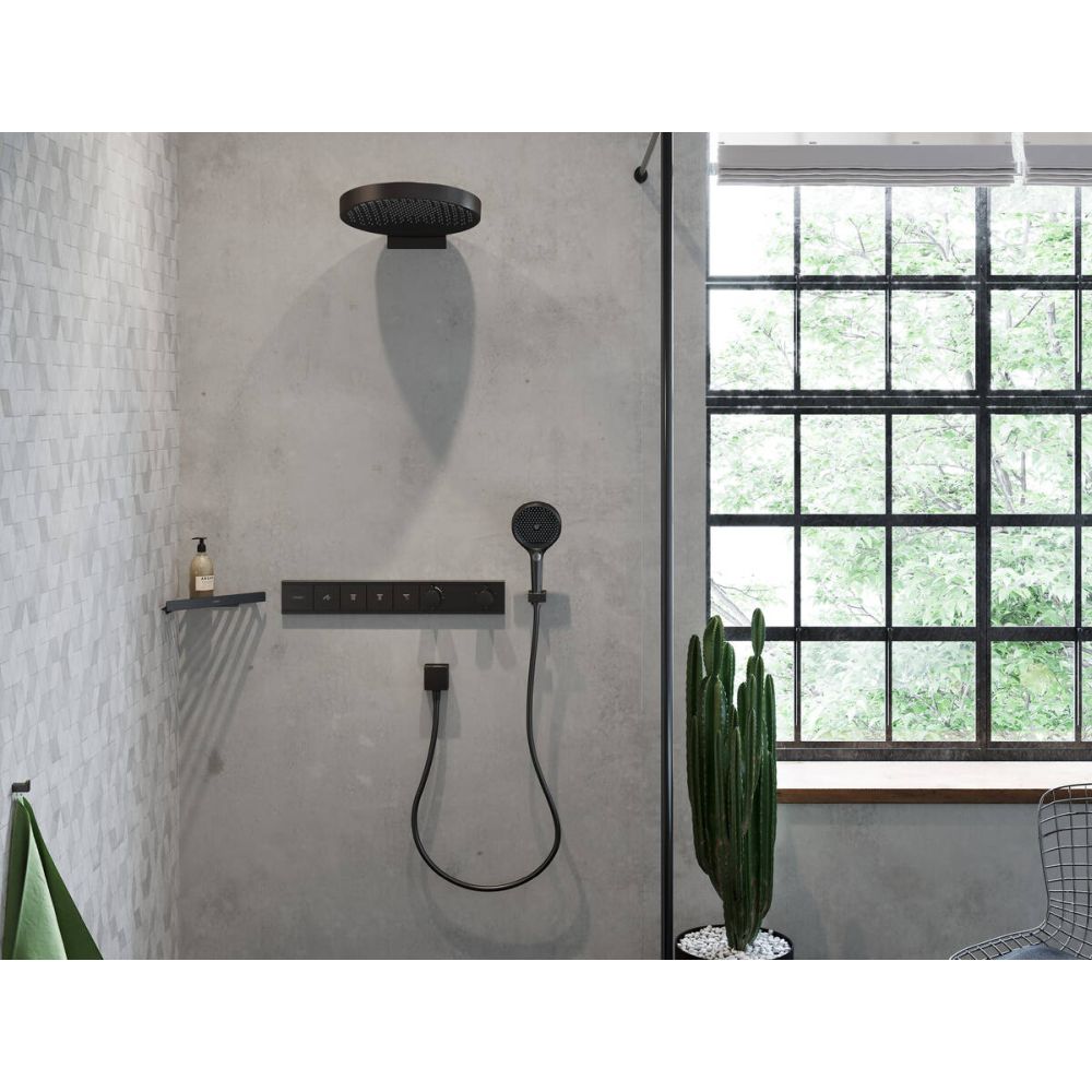 Etajera de colt pentru gel de dus baie culoare negru mat Hansgrohe AddStoris 41741670 [2]
