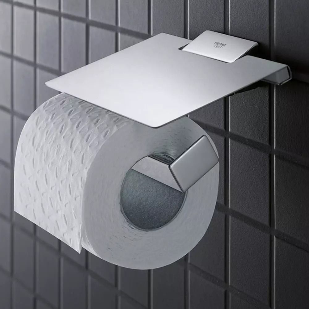 Suport hartie igienica cu aparatoare Grohe Selection Cube crom lucios [2]