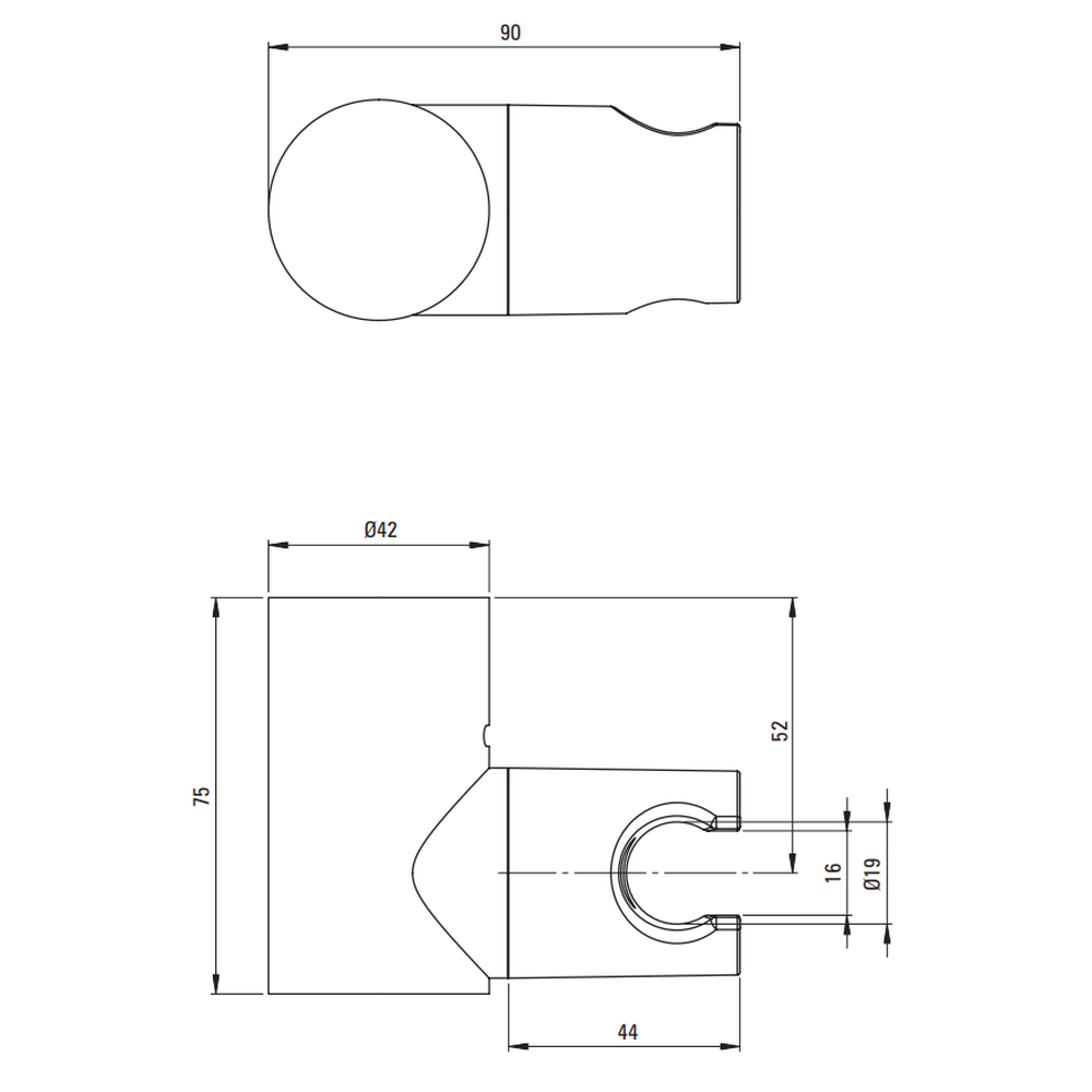 Suport para dus Deante Round auriu periat [2]
