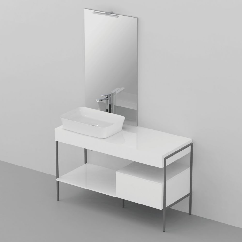 Blat pentru lavoar Ideal Standard Adapto 120 cm alb lucios [4]