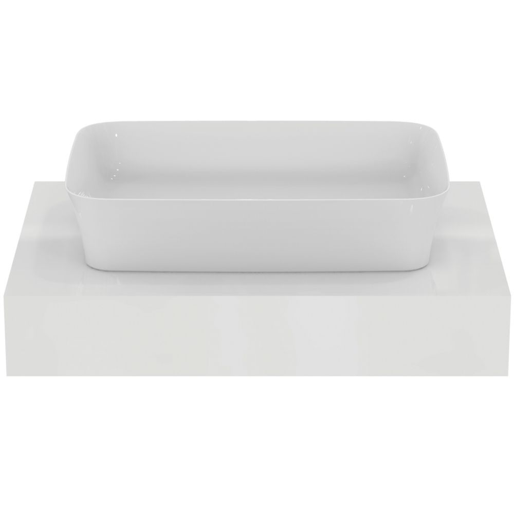 Blat pentru lavoar Ideal Standard Adapto 70 cm alb lucios [3]