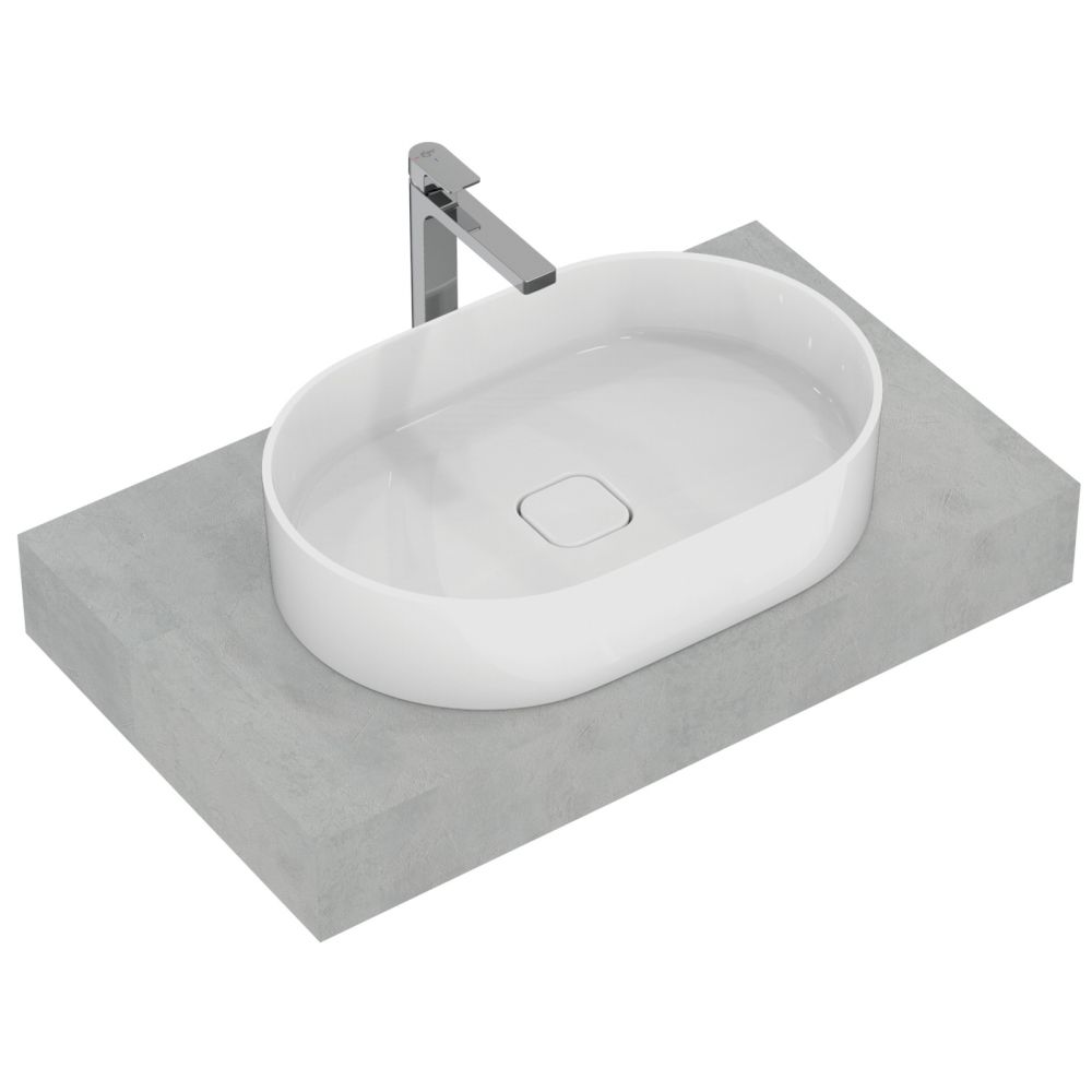 Blat pentru lavoar Ideal Standard Adapto 85 cm gri pietris [3]
