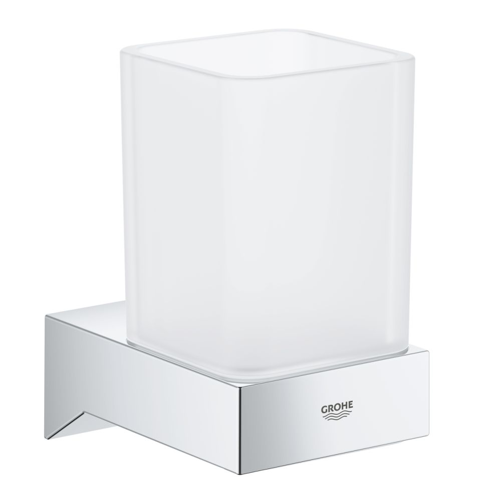 Suport pentru pahar sau dozator sapun Grohe Selection Cube, crom [2]