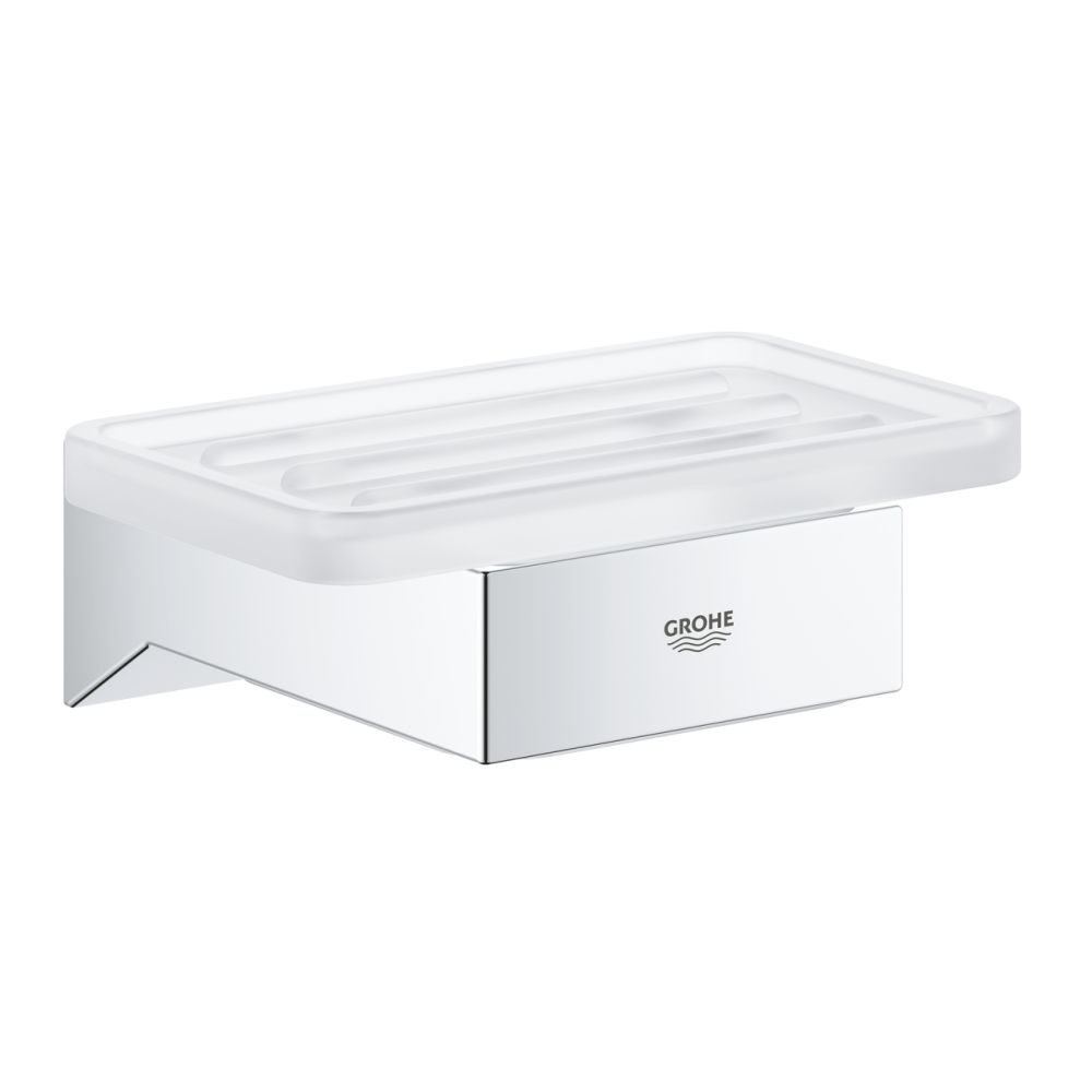 Suport pentru pahar sau dozator sapun Grohe Selection Cube, crom [4]