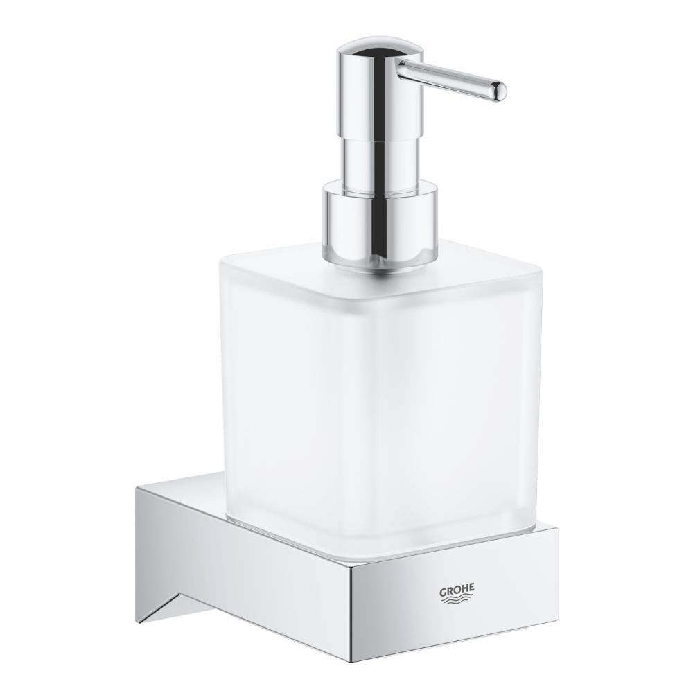 Suport pentru pahar sau dozator sapun Grohe Selection Cube, crom [3]