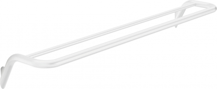 Suport prosop baie, dublu, alb mat, 61.6 cm, Deante Silia