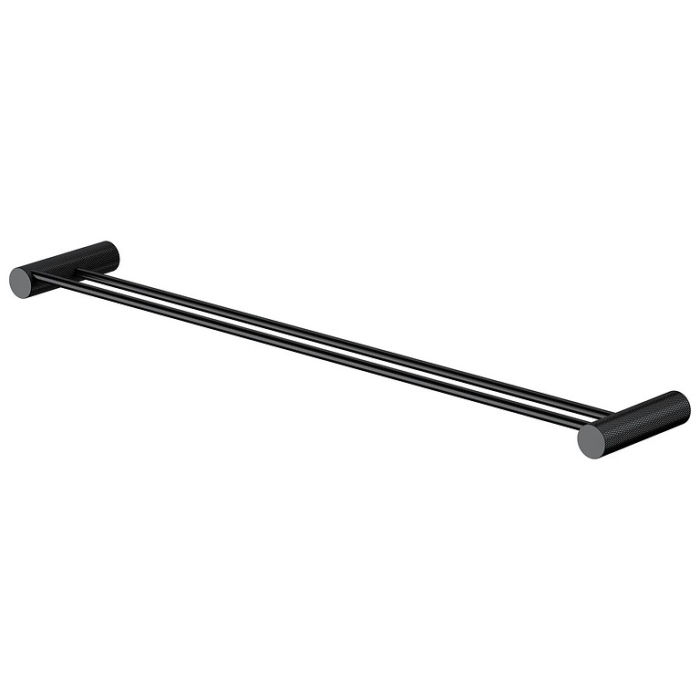 Suport portprosop dublu 60 cm, negru, Cersanit Zen