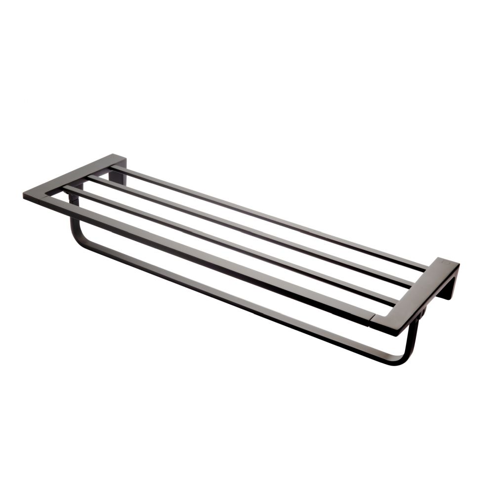 Suport prosop baie FDesign Piazza, 60 cm, negru mat [3]