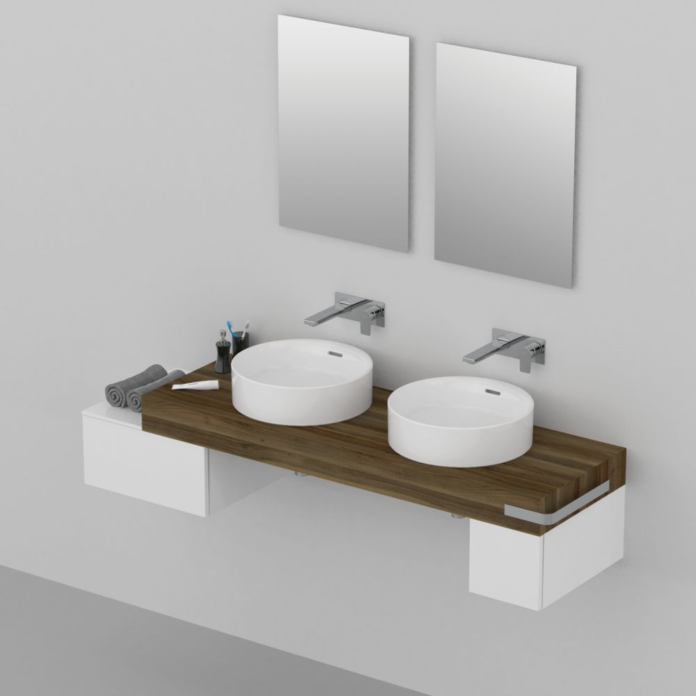 Suport prosop baie pentru mobilier Ideal Standard Adapto Bordo 36 cm crom lucios [2]