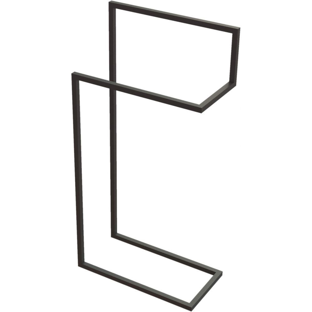 Suport prosop negru freestanding, MOKKO [2]