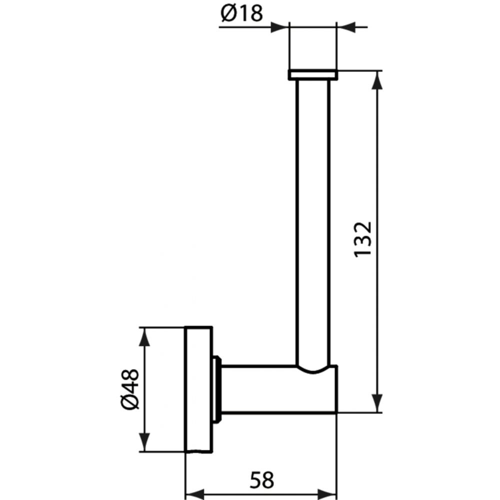 Suport rezerva hartie igienica negru mat Ideal Standard IOM [3]