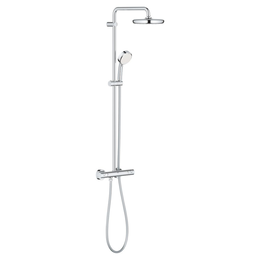 Grohe Coloana de dus crom cu baterie termostatata Tempesta…