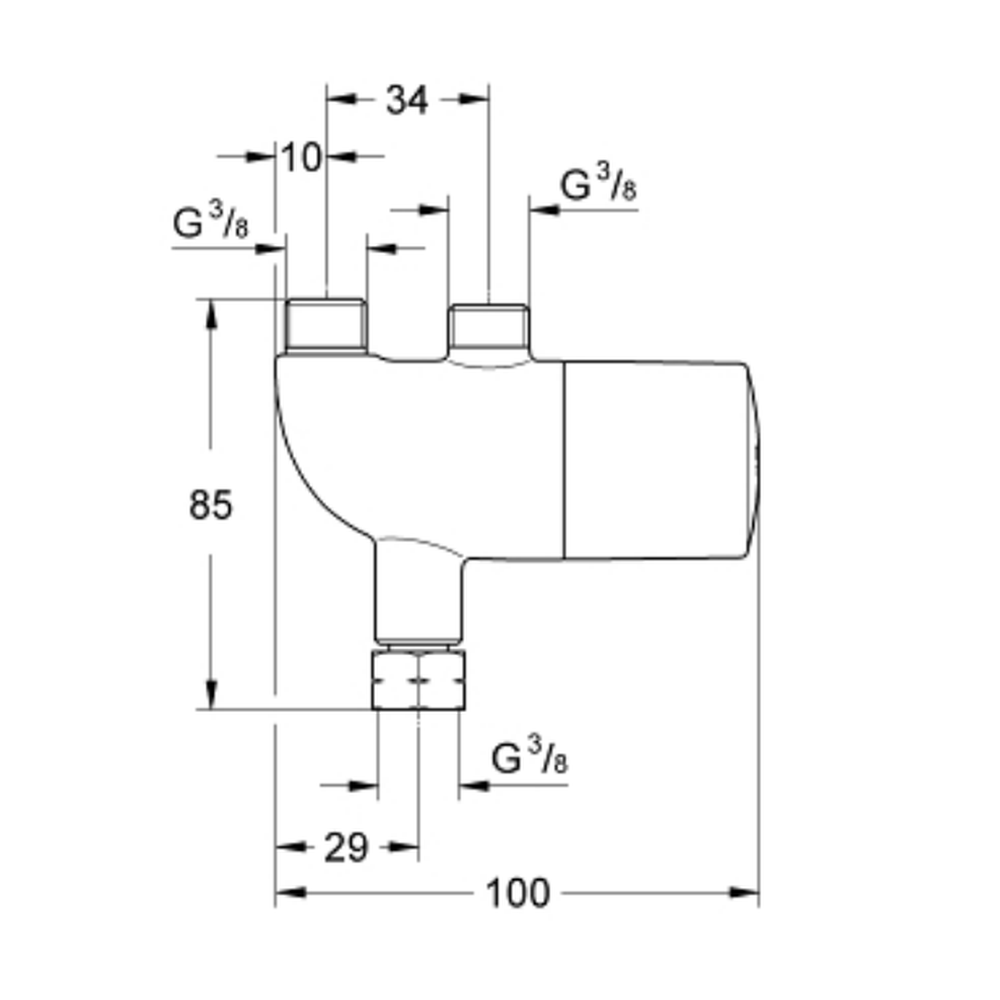 Protectie termica impotriva oparirii Grohe Grohtherm Micro [2]