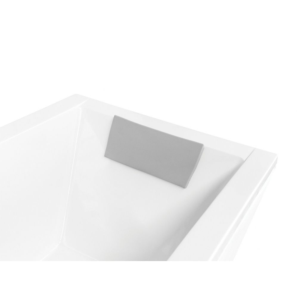 Tetiera cada baie, culoare gri, Besco Comfy [2]